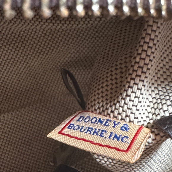 Dooney & Bourke Black Leather Duffel Bag - Picture 12 of 13